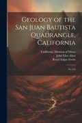Cover: Geology of the San Juan Bautista Quadrangle, California - Legare Street Press