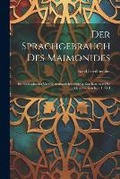 Cover: Der Sprachgebrauch des Maimonides - Legare Street Press