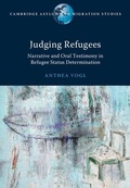 Cover: Judging Refugees - Cambridge University Press