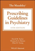 Cover: The Maudsley Prescribing Guidelines in Psychiatry - Wiley-Blackwell