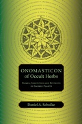 Cover: Onomasticon of Occult Herbs - Three Hands Press