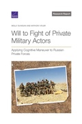 Cover: Will to Fight of Private Military Actors - RAND Corporation