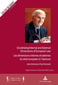 Cover: Scrutinizing Internal and External Dimensions of European Law / Les... - Peter Lang Verlag
