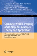 Cover: Computer Vision, Imaging and Computer Graphics Theory and Applications - Springer