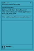 Cover: Sachunmittelbare Demokratie im internationalen und interdisziplin&auml;ren Kontext 2013/2014 - Nomos