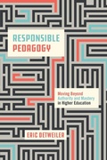 Cover: Responsible Pedagogy - Pennsylvania State University Press
