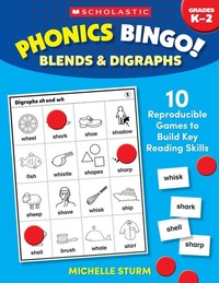 Enlarge image Cover: Phonics Bingo: Blends & Digraphs - Scholastic Inc.