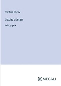 Cover: Cowley's Essays - Megali Verlag