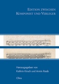 Cover: Edition zwischen Komponist und Verleger - Georg Olms Verlag