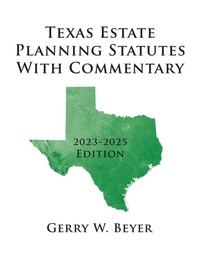 Enlarge image Cover: Texas Estate Planning Statutes With Commentary - AuthorHouse