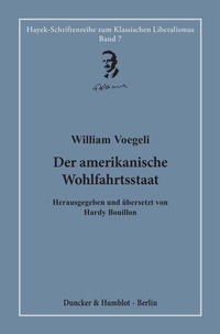 Abbildung von: Der amerikanische Wohlfahrtsstaat. - Duncker & Humblot