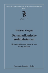 Abbildung von: Der amerikanische Wohlfahrtsstaat. - Duncker & Humblot
