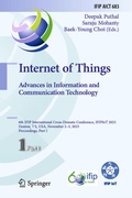 Cover: Internet of Things. Advances in Information and Communication Technology - Springer