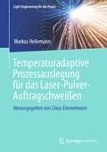 Cover: Temperaturadaptive Prozessauslegung f&uuml;r das Laser-Pulver-Auftragschwei&szlig;en - Springer Vieweg