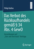 Abbildung von: Das Verbot des Rückkaufhandels gemäß § 34 Abs. 4 GewO - Springer