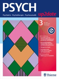 Abbildung von: PSYCH up2date - Thieme
