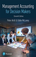 Cover: Management Accounting for Decision Makers - Pearson Education Limited