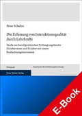 Cover: Die Erfassung von Interaktionsqualit&auml;t durch Lehrkr&auml;fte - Franz Steiner Verlag