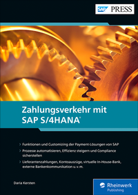Abbildung von: Zahlungsverkehr mit SAP S/4HANA - SAP PRESS