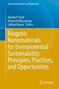 Cover: Biogenic Nanomaterials for Environmental Sustainability: Principles, Practices, and Opportunities - Springer