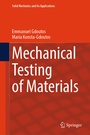 Cover: Mechanical Testing of Materials - Springer
