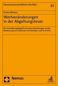 Abbildung von: Wertveränderungen in der Abgeltungsteuer - Nomos