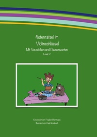 Abbildung von: Notenrätsel im Violinschlüssel mit Vorzeichen - BoD - Books on Demand