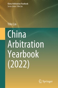 Abbildung von: China Arbitration Yearbook (2022) - Springer