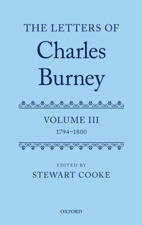 Abbildung von: The Letters of Dr Charles Burney - OUP eBook