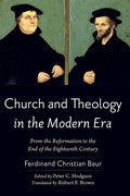 Cover: Church and Theology in the Modern Era - Cascade Books