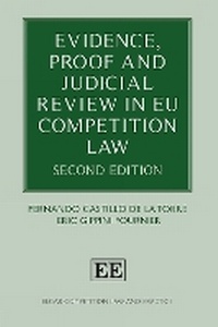 Abbildung von: Evidence, Proof and Judicial Review in EU Competition Law - Edward Elgar Publishing