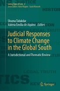Cover: Judicial Responses to Climate Change in the Global South - Springer