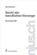 Cover: Recht der beruflichen Vorsorge - St&auml;mpfli Verlag AG