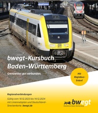 Abbildung von: bwegt-Kursbuch Baden-Württemberg 2024 - VUD Medien