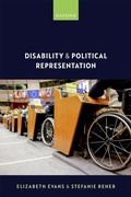 Cover: Disability and Political Representation - Oxford University Press