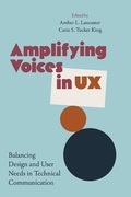 Cover: Amplifying Voices in UX - De Gruyter