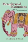 Cover: Metaphysical Institutions - De Gruyter