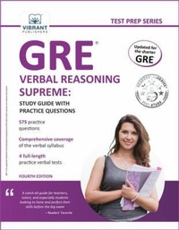 Enlarge image Cover: GRE Verbal Reasoning Supreme: Study Guide with Practice Questions - De Gruyter