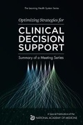 Cover: Optimizing Strategies for Clinical Decision Support - National Academies Press