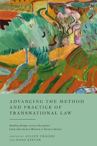 Abbildung von: Advancing the Method and Practice of Transnational Law - Hart Publishing