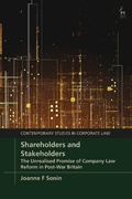 Cover: Shareholders and Stakeholders - Hart Publishing