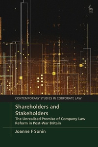 Abbildung von: Shareholders and Stakeholders - Hart Publishing