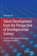 Cover: Talent Development from the Perspective of Developmental Science - Springer