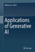 Cover: Applications of Generative AI - Springer