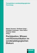 Cover: Partizipation, Wissen und Kommunikation im sonderp&auml;dagogischen Diskurs - Verlag Julius Klinkhardt