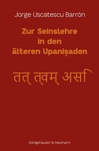 Abbildung von: Zur Seinslehre in den älteren Upanisaden - Königshausen & Neumann