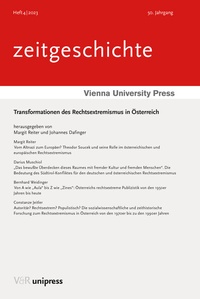 Abbildung von: Transformationen des Rechtsextremismus in Österreich - Brill Deutschland