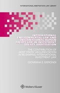 Abbildung von: International Environmental Law and International Human Rights Law in Investment Treaty Arbitration - Wolters Kluwer