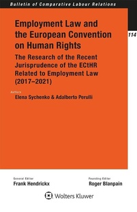 Enlarge image Cover: Employment Law and the European Convention on Human Rights - Wolters Kluwer