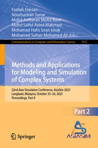 Enlarge image Cover: Methods and Applications for Modeling and Simulation of Complex Systems - Springer